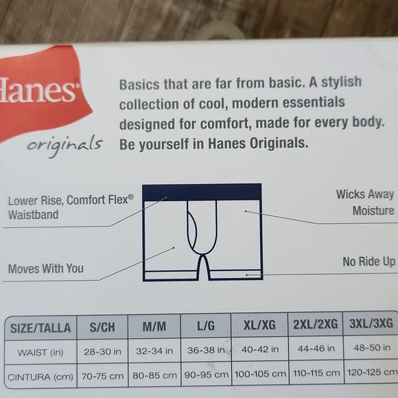 Hanes Men's 3 Pack Boxer Briefs Size 2XL Blue Camo Solid Blue & Tan Breathable - Picture 5 of 7